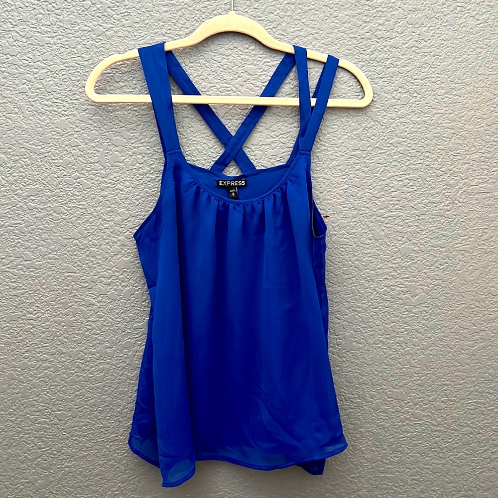 Express size M blue blouse